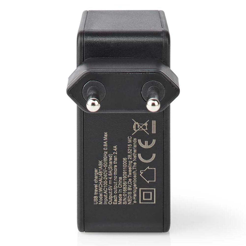 USB-oplader til hjemmet - Nedis