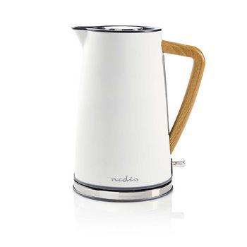 El-kedel 1,7 l Soft-touch Hvid - Nedis