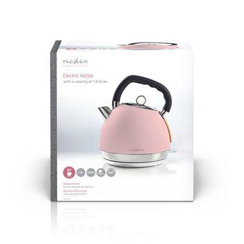 El-kedel 1,8 l Soft-touch Pink - Nedis