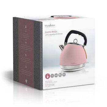 El-kedel 1,8 l Soft-touch Pink - Nedis