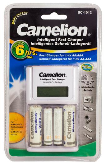 Camelion Oplader BC 1012 inkl. 2x AA & 2x AAA Altid klar - Camelio