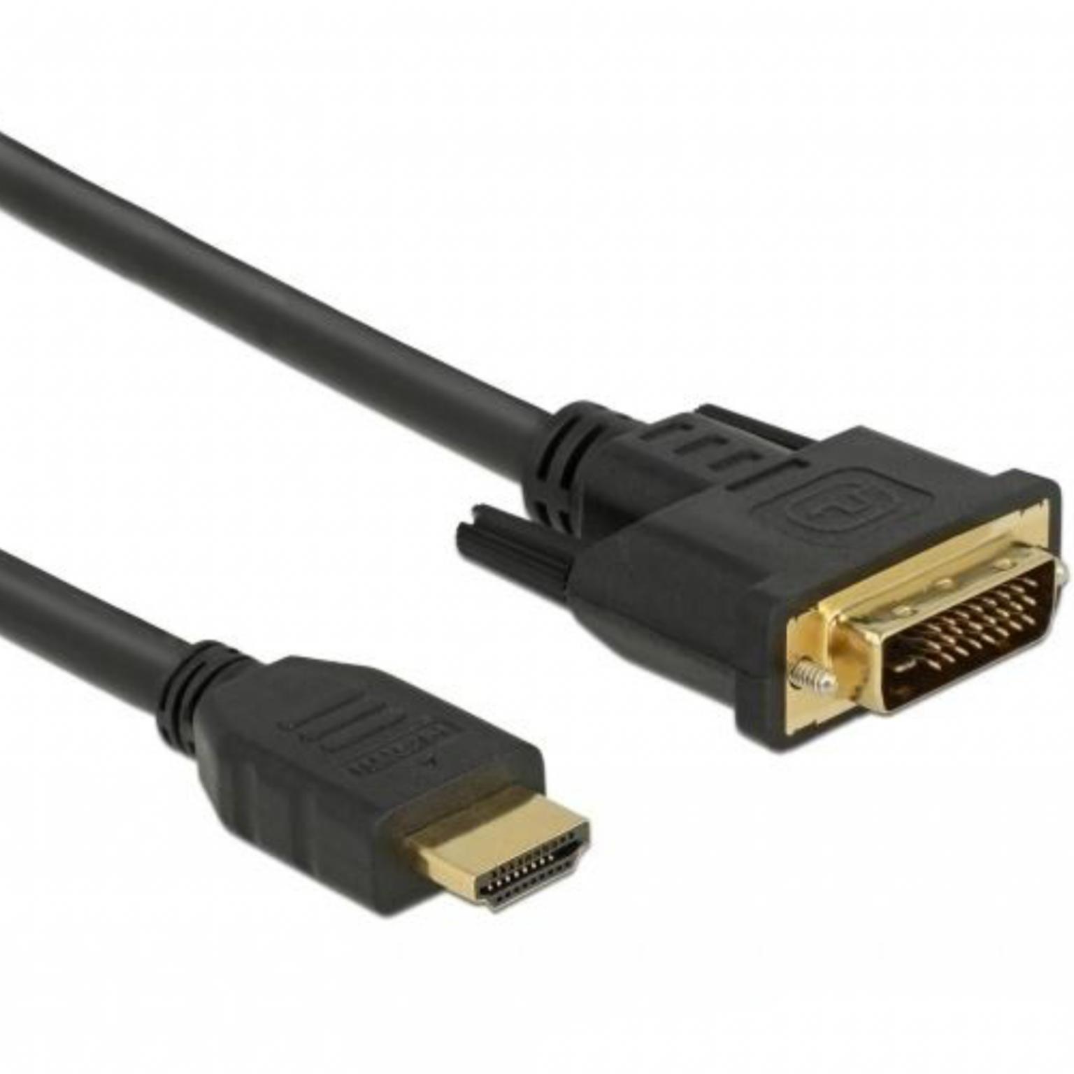 DVI-D til HDMI kabel