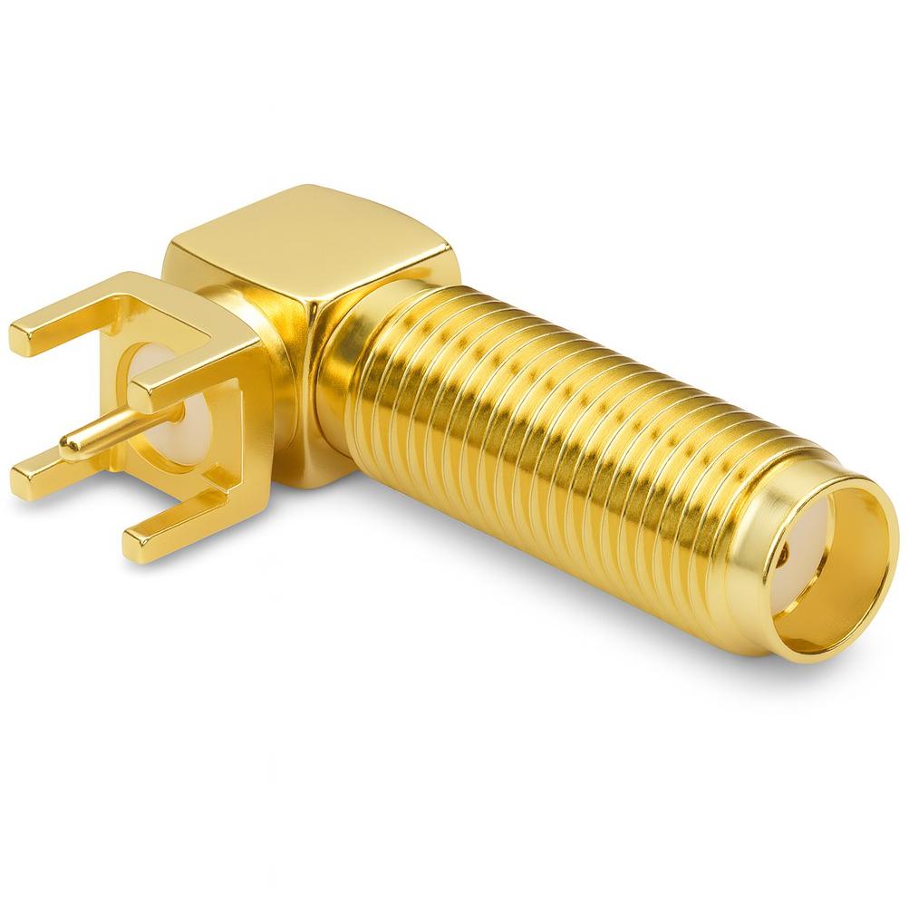 RF-stikket SMA hun 90 – lodbar – 50 Ohm