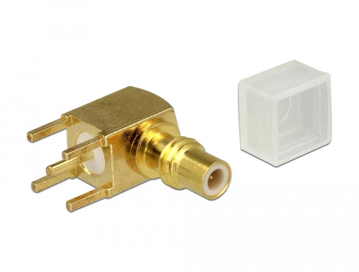 Delock-Adapter SMC-stik 90 vinklet PCB - Delock