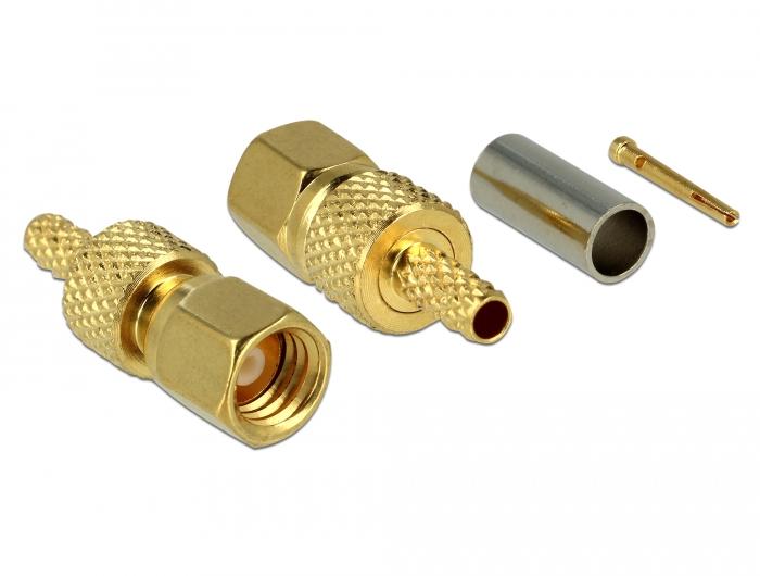 Delock SMC-stik til krympning af RG-179 / RG-187 - Delock