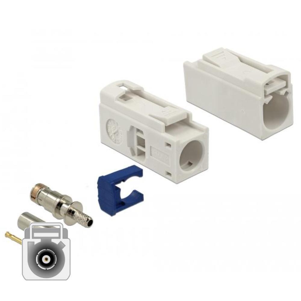 Delock FAKRA B-stik 25 mm (lang) til krympning