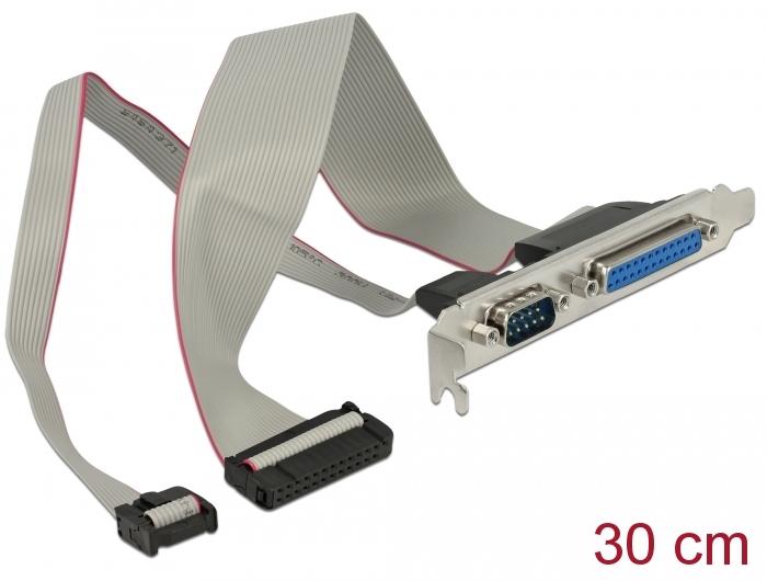 Delock-beslag > 1 x parallel, 1 x seriell Udstyr: drejet - Delock