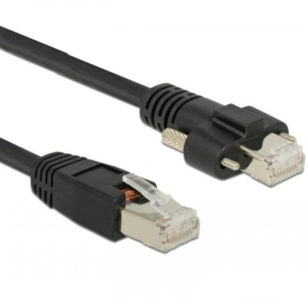 Delock kabel RJ45-stik > RJ45-stik med skruer Cat.6 SSTP 1 m