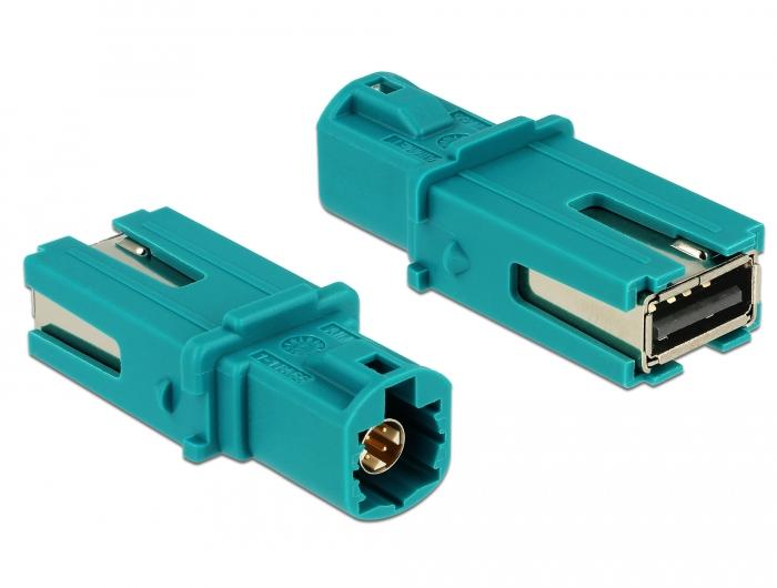 Delock Adapter HSD Z Stik > USB 2.0 Type-A Stik - Delock