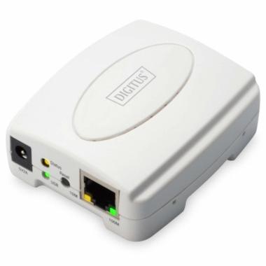 Netværksprinterserver - USB - Digitus