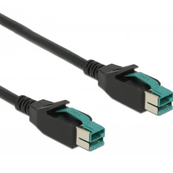 Strømforsynet USB-printerkabel - Delock