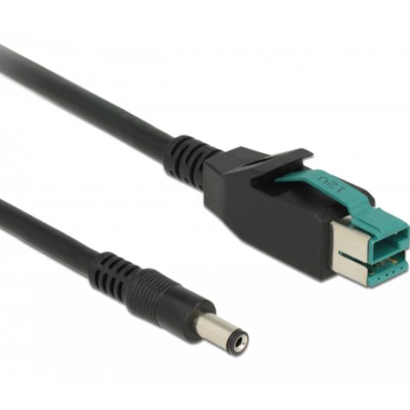 Strømforsynet USB-printerkabel - Delock