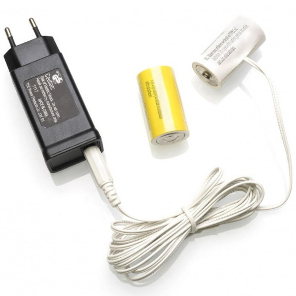Batteriadapter - indendørs julelys - 3 meter - inkl. batteri og transformer