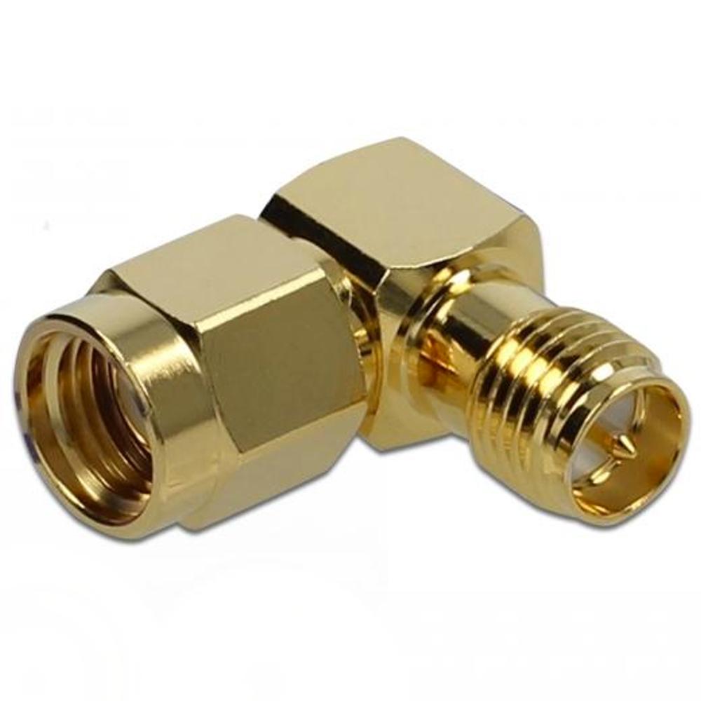 RP-SMA stik til RP-SMA hun vinkeladapter 50 Ohm