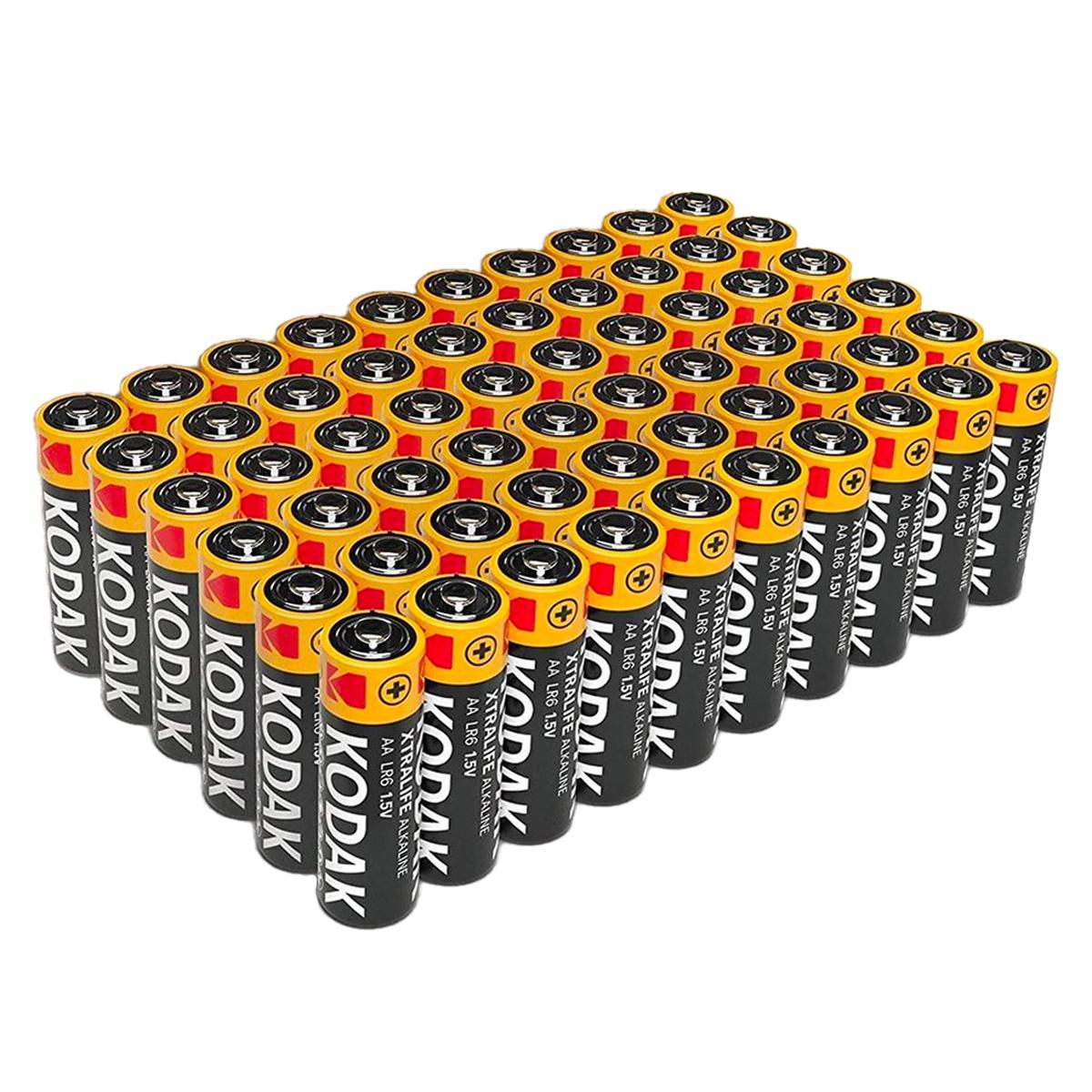 60 stk AA-batterier - Kodak - Alkaline