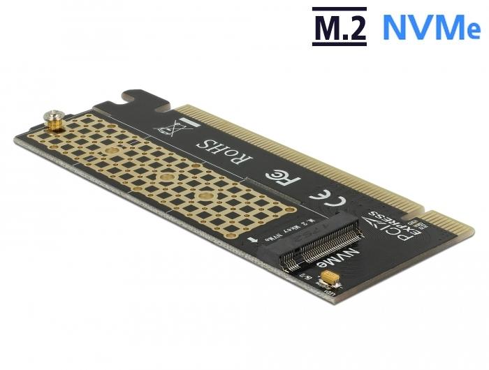 Delock PCI Express x16 kort til 1 x NVMe M.2 Key M til server - Delock
