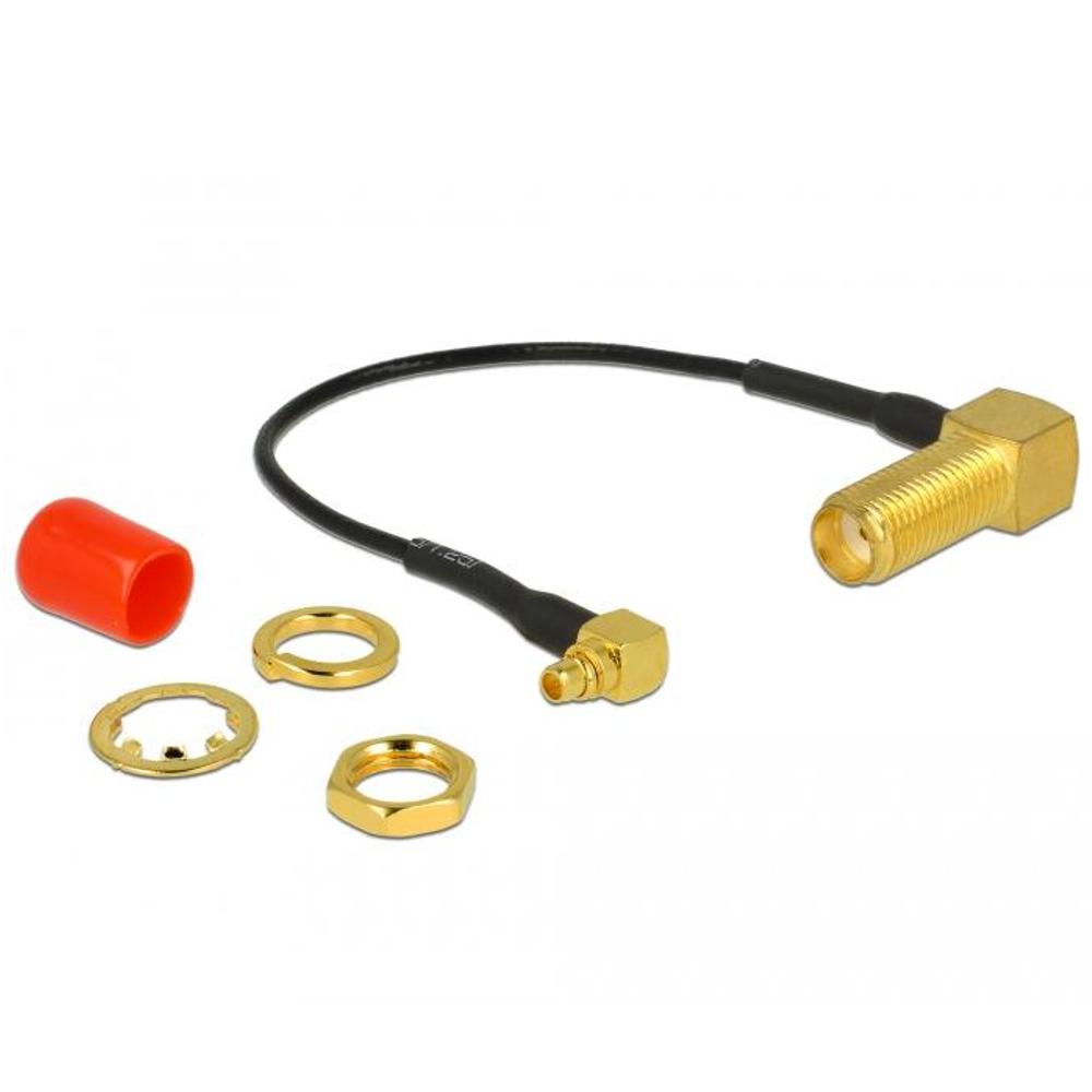 SMA 90 til MMCX 90 antennekabel - 50 Ohm - Delock