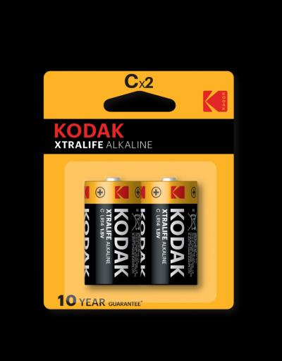 Kodak XTRALIFE alkaliske C/LR14 Blister 2 - Kodak