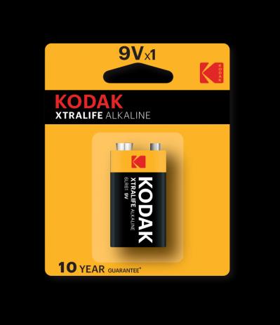 Kodak XTRALIFE alkaliske 9V Blister 1 - Kodak