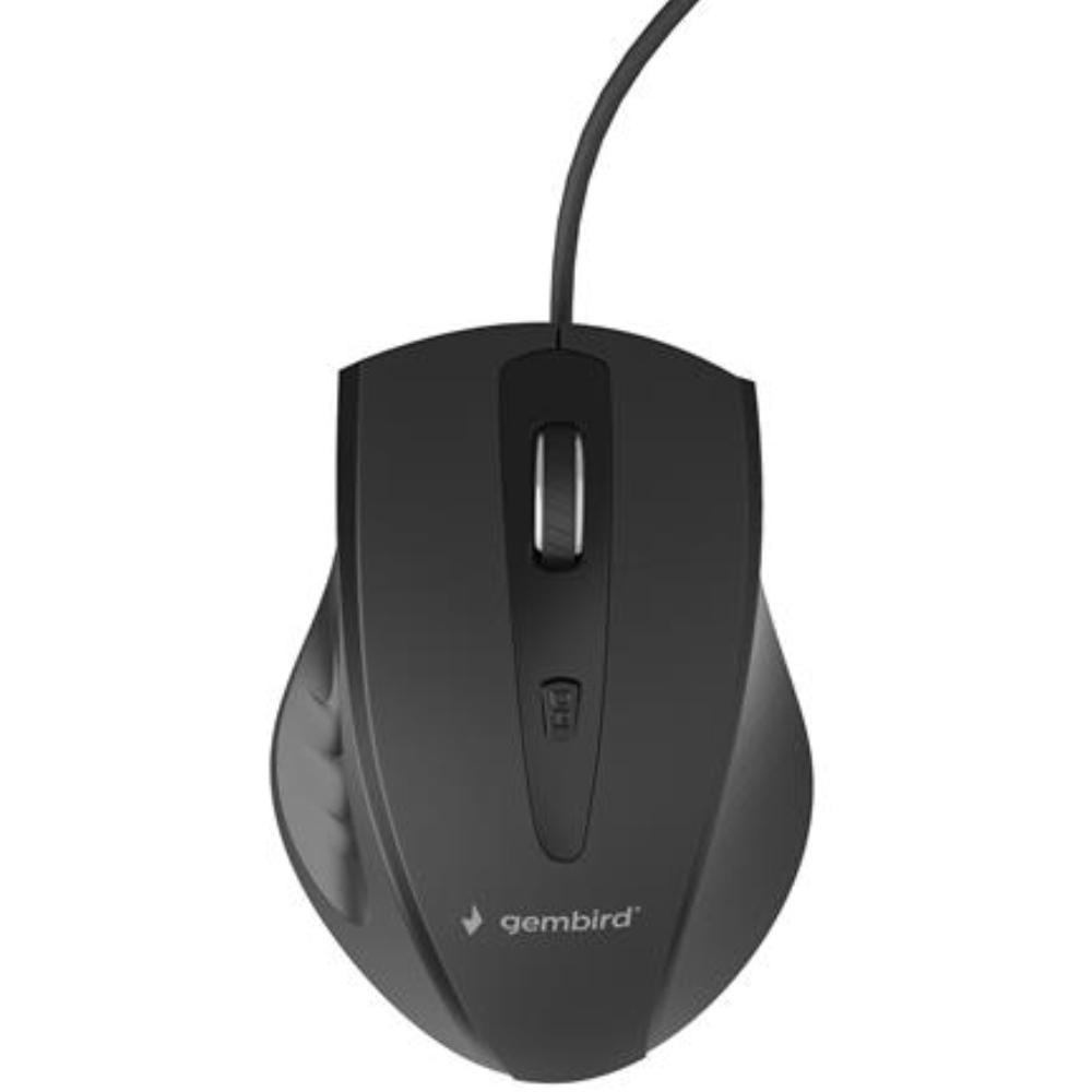 Optisk mus USB sort