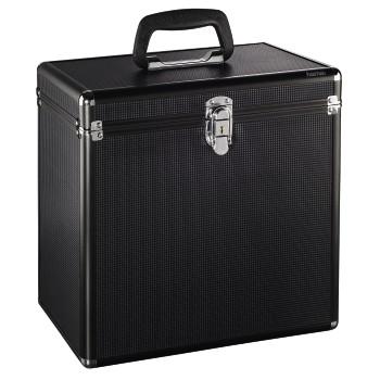 LP Kuffert 50, Alu Look, sort - Hama