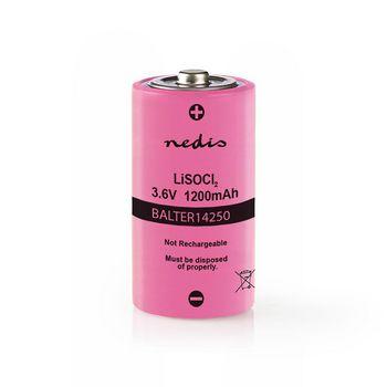Lithium-Thionyl-Chlorid-batteri ER14250 3,6 V 1200 mAh - Nedis