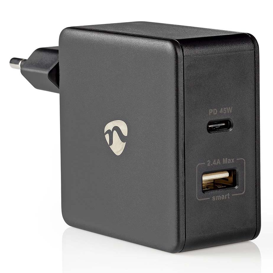 USB C + A oplader - Nedis