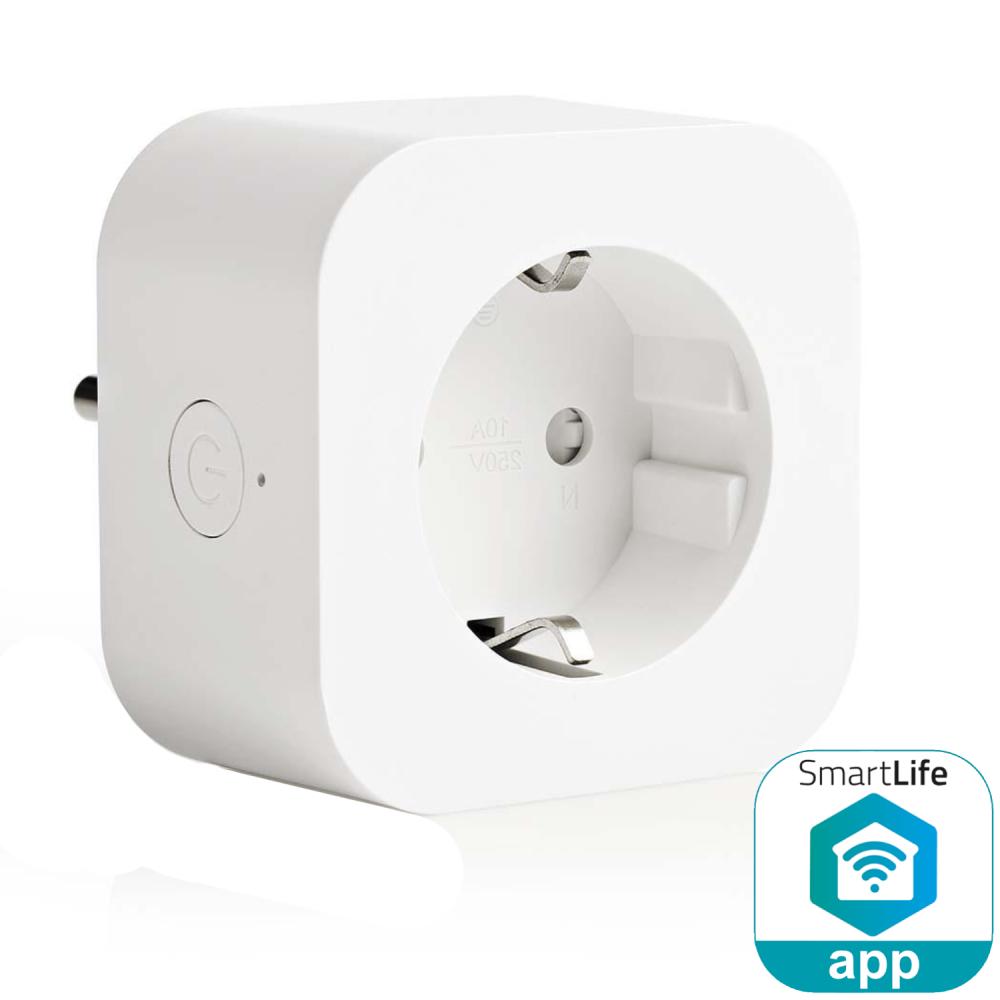 Smart stikkontakt - Smart stikkontakt med app - betjenes via telefon Bluetooth WiFi.