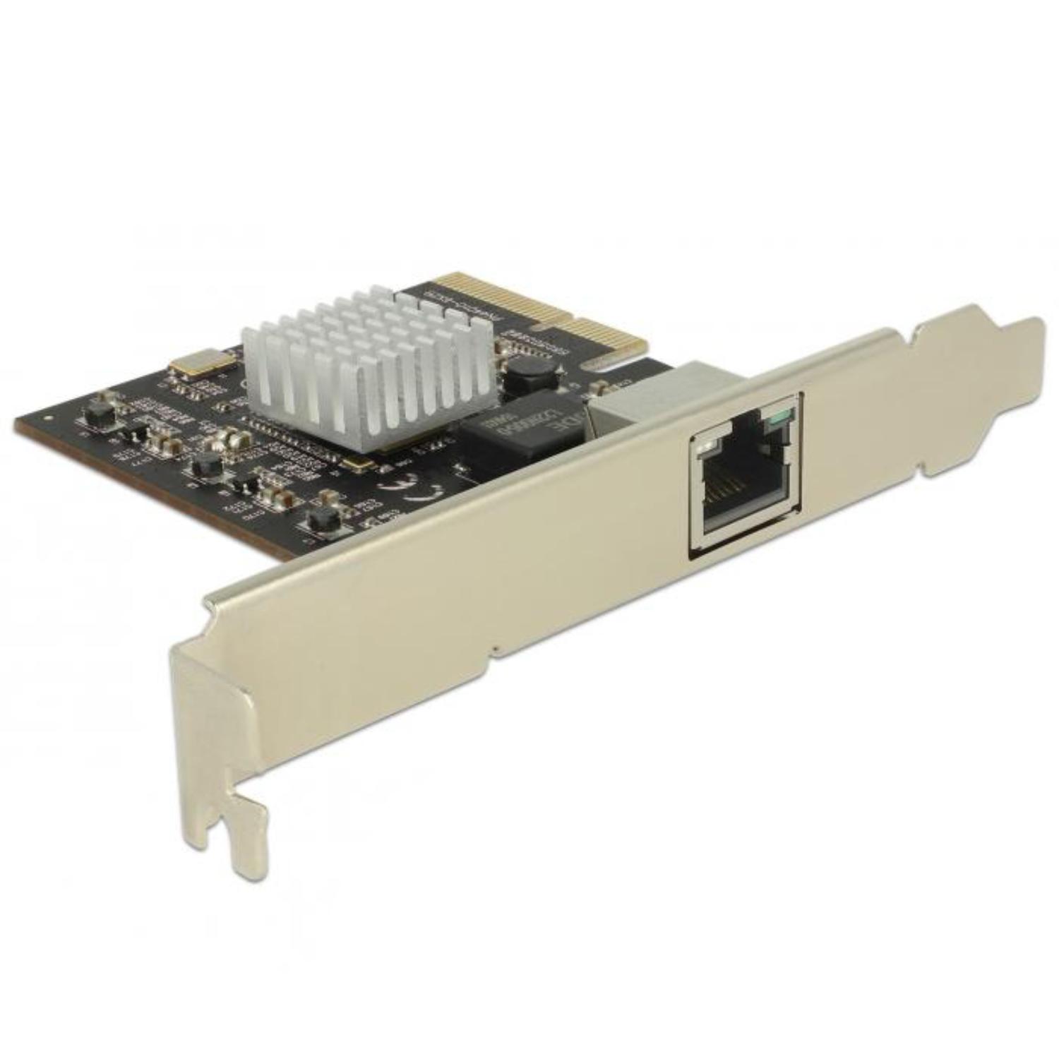Delock PCI Express-kort > 1 x 10 Gigabit LAN NBASE-T RJ45 - Delock