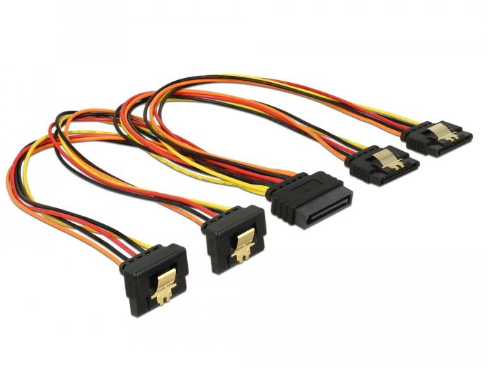 Delock Kabel SATA 15-Pin strømforsyning med Snap-In funktion > SAT - Delock