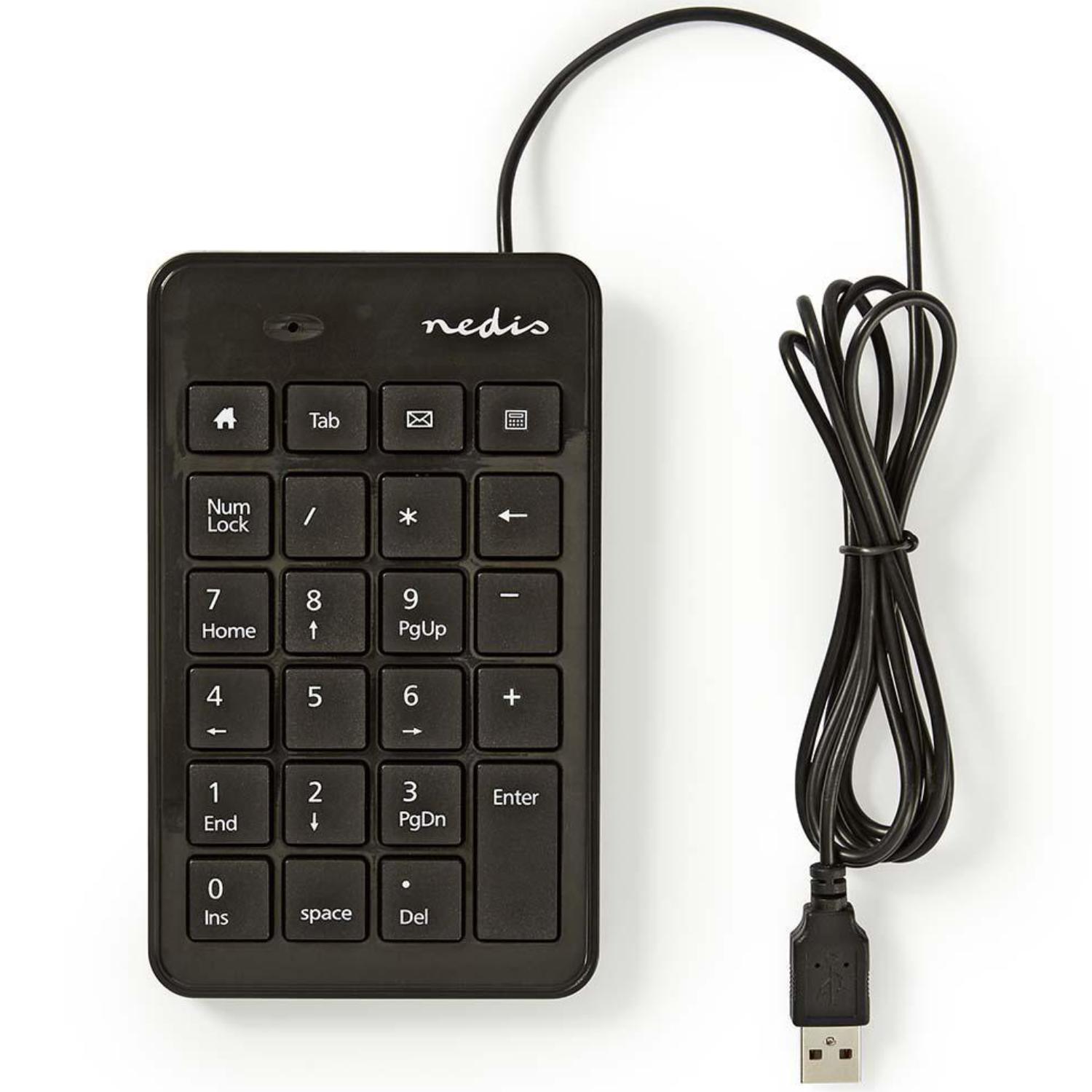 Kabelforbundet numerisk tastatur - Nedis