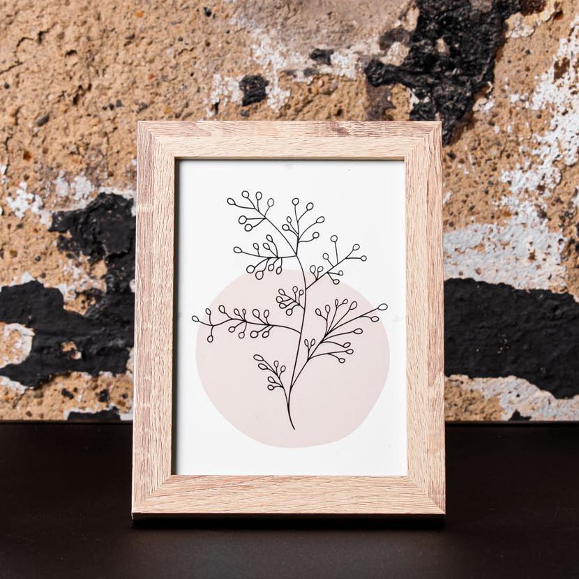 Fotoramme Moderne - 15x20cm - Lysebrun