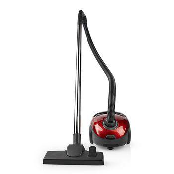 Hoover med pose 700 W 1,5 L kapacitet rød - Nedis