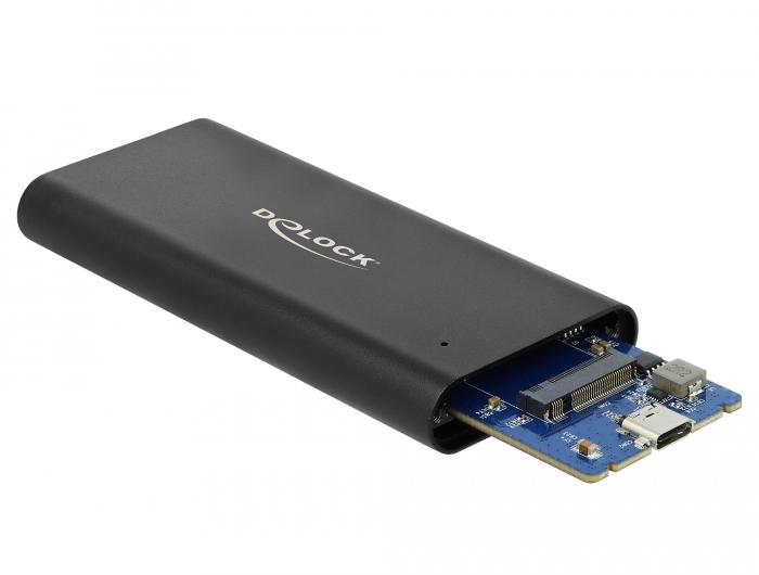 Eksternt Delock-kabinet til M.2 NVMe PCIe SSD med SuperSpeed USB 10 Gbps - Delock