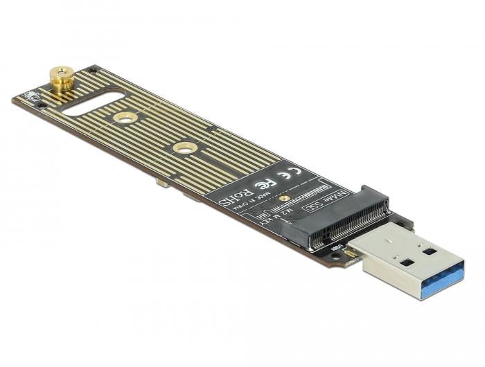 Delock Konverter til M.2 NVMe PCIe SSD med USB 3.1 Gen 2 - Delock