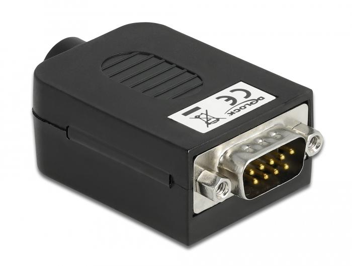 Delock-Adapter Sub-D 9-polet til klemmeblok 10-polet med be - Delock
