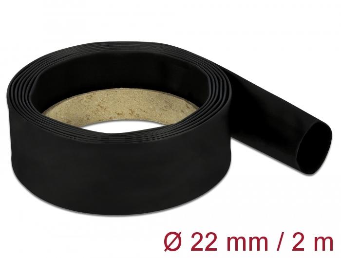 Delock Krympehylster 2 m x 22 mm sort - Delock