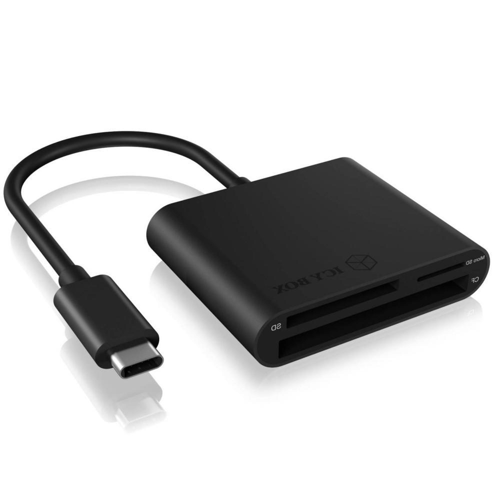USB C kortlæser til SD, microSD og CF hukommelseskort