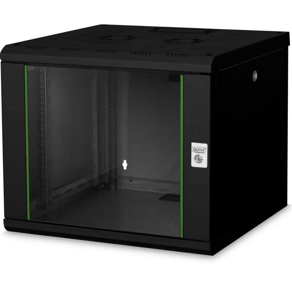 9U Serverkabinet 19 tommer vægkabinet 600x600x509mm (BxDxH) Patchkabinet Rackkabinet Datakabinet