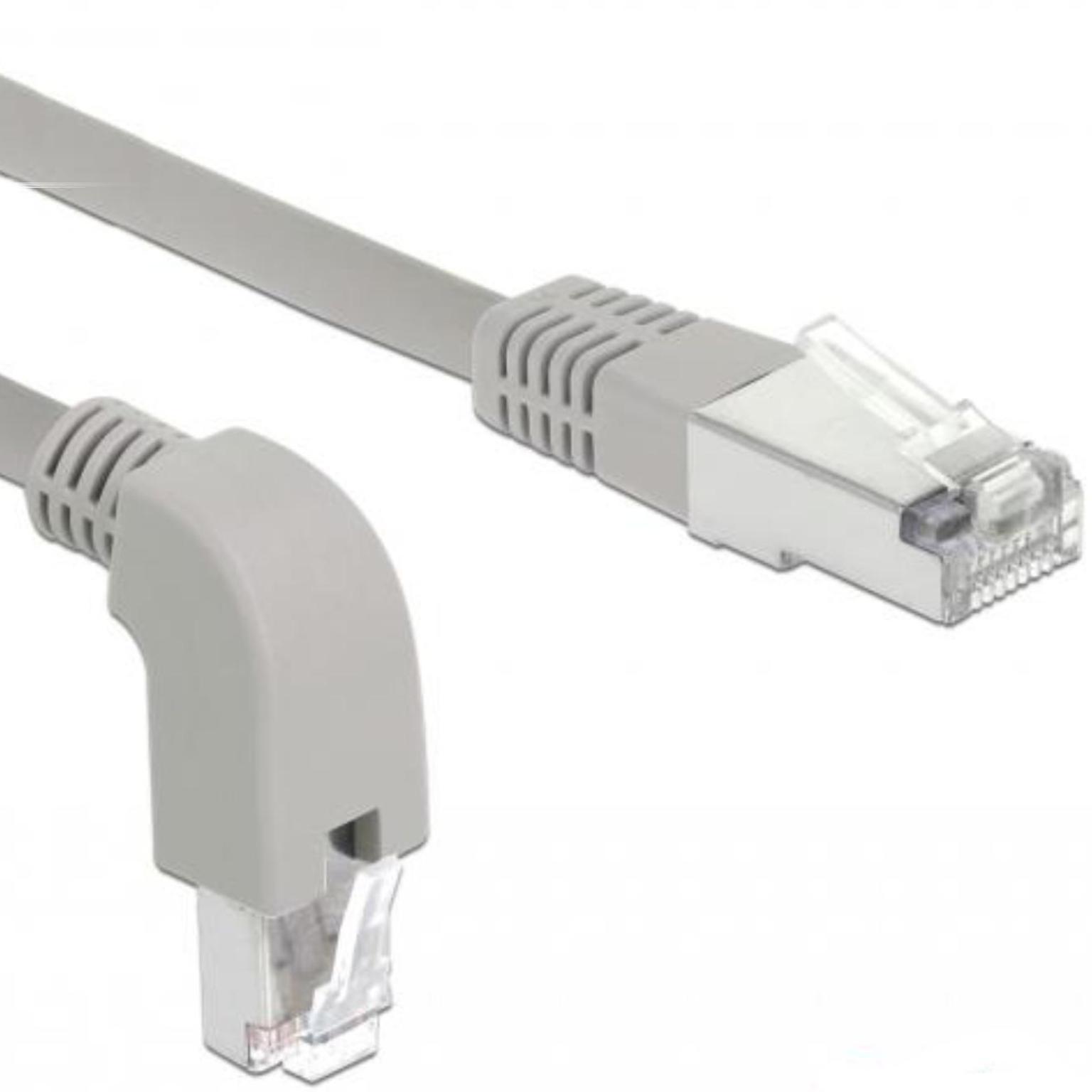 SF/UTP Cat 5e Kabel vinklet 0,5 Meter