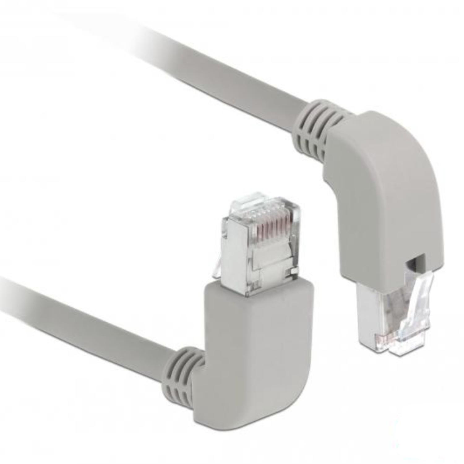 S/FTP Cat 6a kabel - vinkel - 2 meter - Delock
