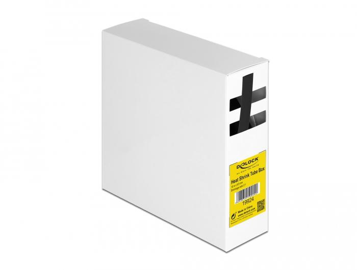 Delock Krympehylster 10 m x 9,5 mm sort - Delock