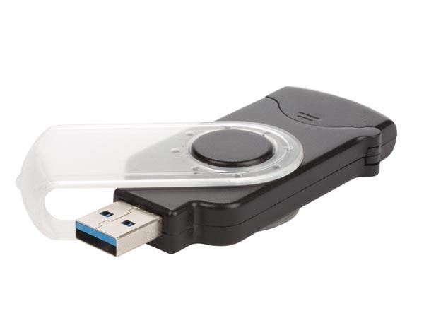 USB 3.0 - SD/microSD-kortlæser - HQ-Power