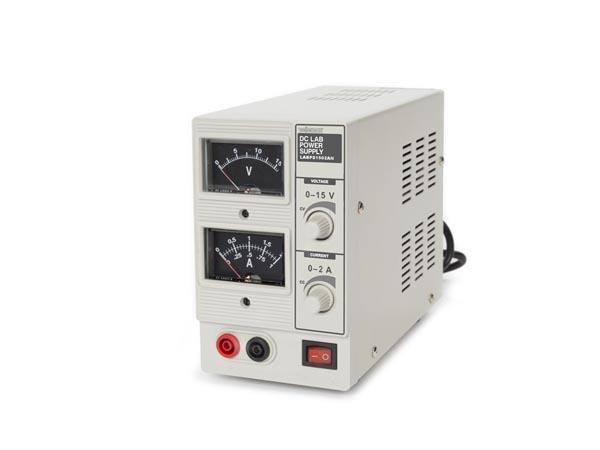 DC LAB STRØMFORSYNING 0-15 VDC / 0-2 A ANALOG - Velleman