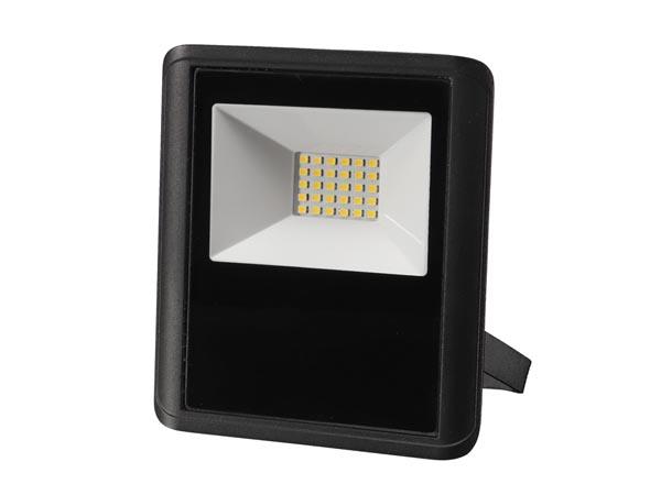 LED UDEBELYSNING 20 W, NEUTRALHVID SORT - Perel