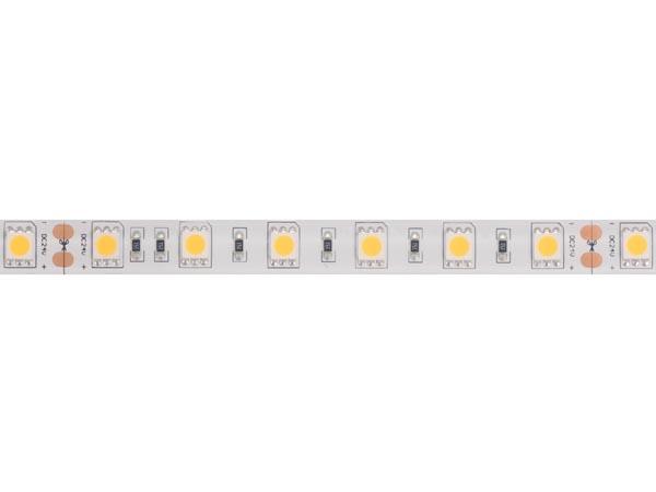 FLEKSIBEL LEDSTRIP - VARM HVID - 300 LED'er - 5 m - 24 V - Velleman