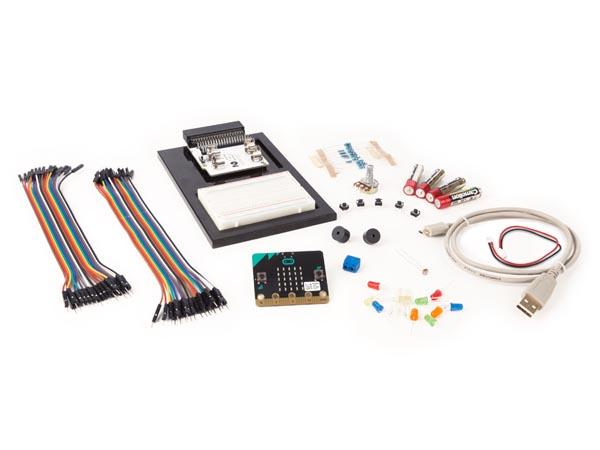 MICROBIT V2 - UDVIDET KONSTRUKTIONSSÆT - Whadda