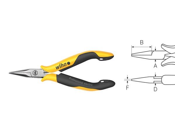 Wiha Spitstang Professional ESD lige form (26799) 120 mm - WIHA