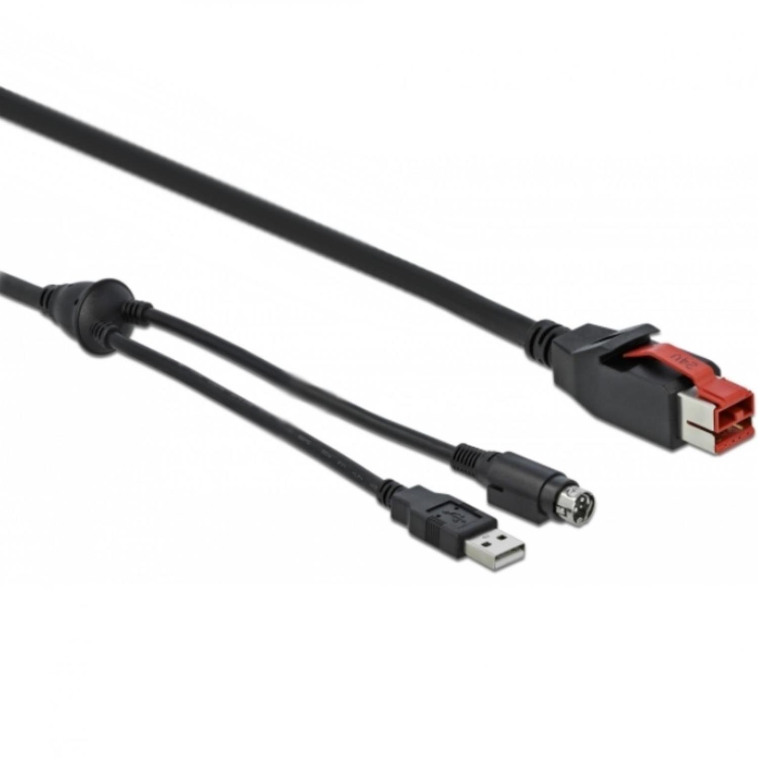 Strømført USB-printerkabel - Delock