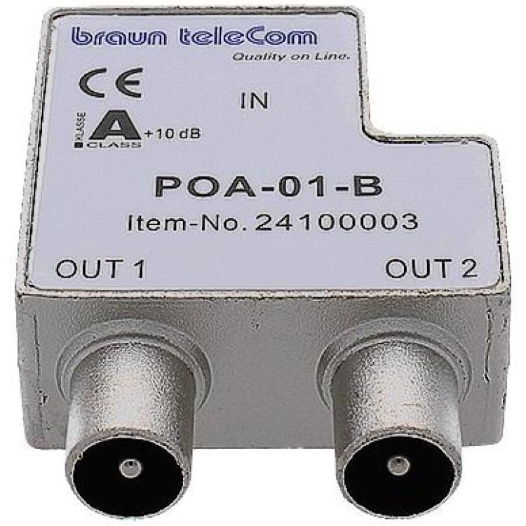 Coax-splitter - Braun